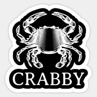 Crabby Crab Sticker